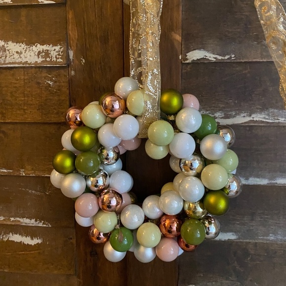 NWT Anthropologie Terrain Good Cheer Bauble Wreath - Picture 3 of 7